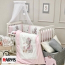 Lenjerie 8 piese teddy kids toys roz